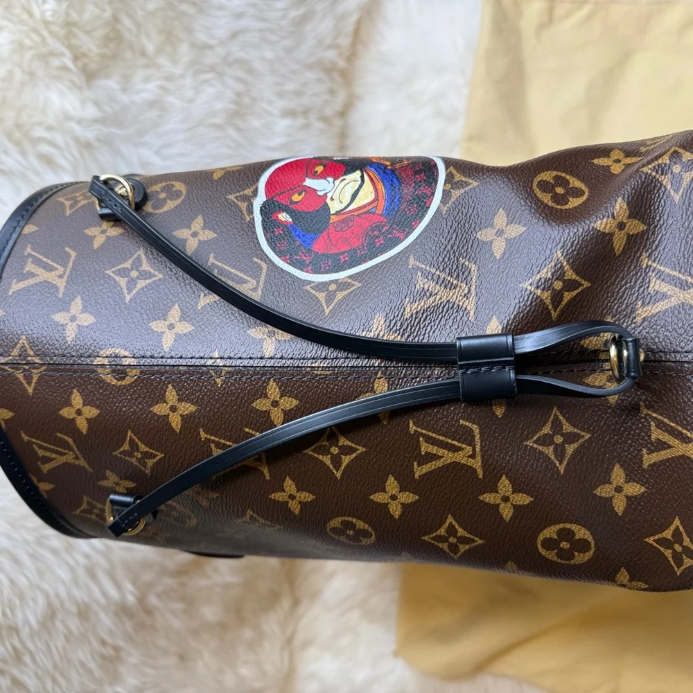 Louis Vuitton Limited Edition Monogram Kabuki Neverfull MM Tote - Picture 4 of 12